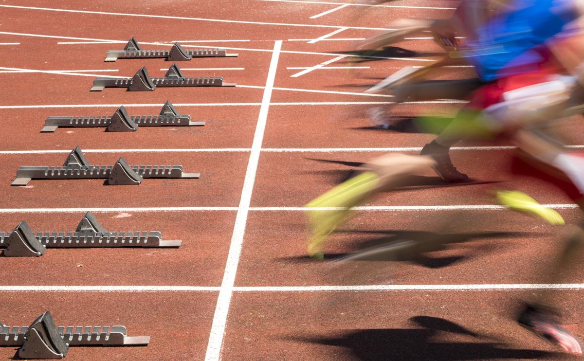 Renners uit de startblokken